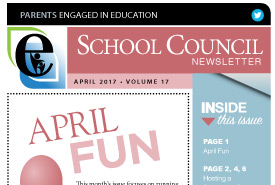Parents Engaged in Education | April, 2017 Newsletter