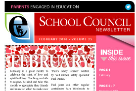 Parents Engaged in Education | February, 2018 Newsletter