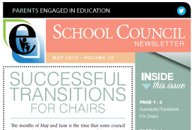 Parents Engaged in Education | May, 2018 Newsletter