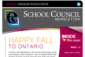 Parents Engaged in Education | October, 2018 Newsletter