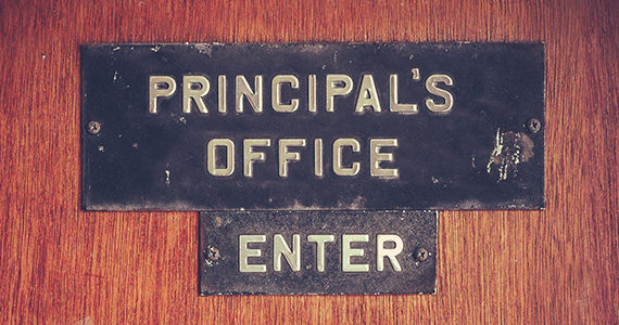 principal's office door