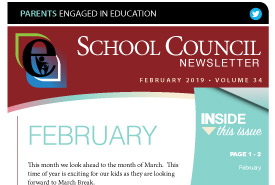 Parents Engaged in Education | February 2019 Newsletter