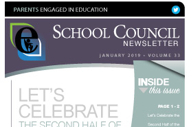 Parents Engaged in Education | January 2019 Newsletter