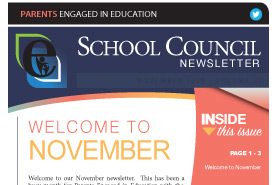 Parents Engaged in Education | November, 2018 Newsletter