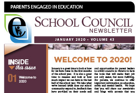 Parents Engaged in Education | January 2020 Newsletter