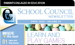 Parents Engaged in Education | April 2020 Newsletter