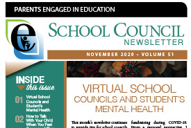 Parents Engaged in Education | November 2020 Newsletter